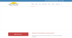 Desktop Screenshot of missionemanuel.org